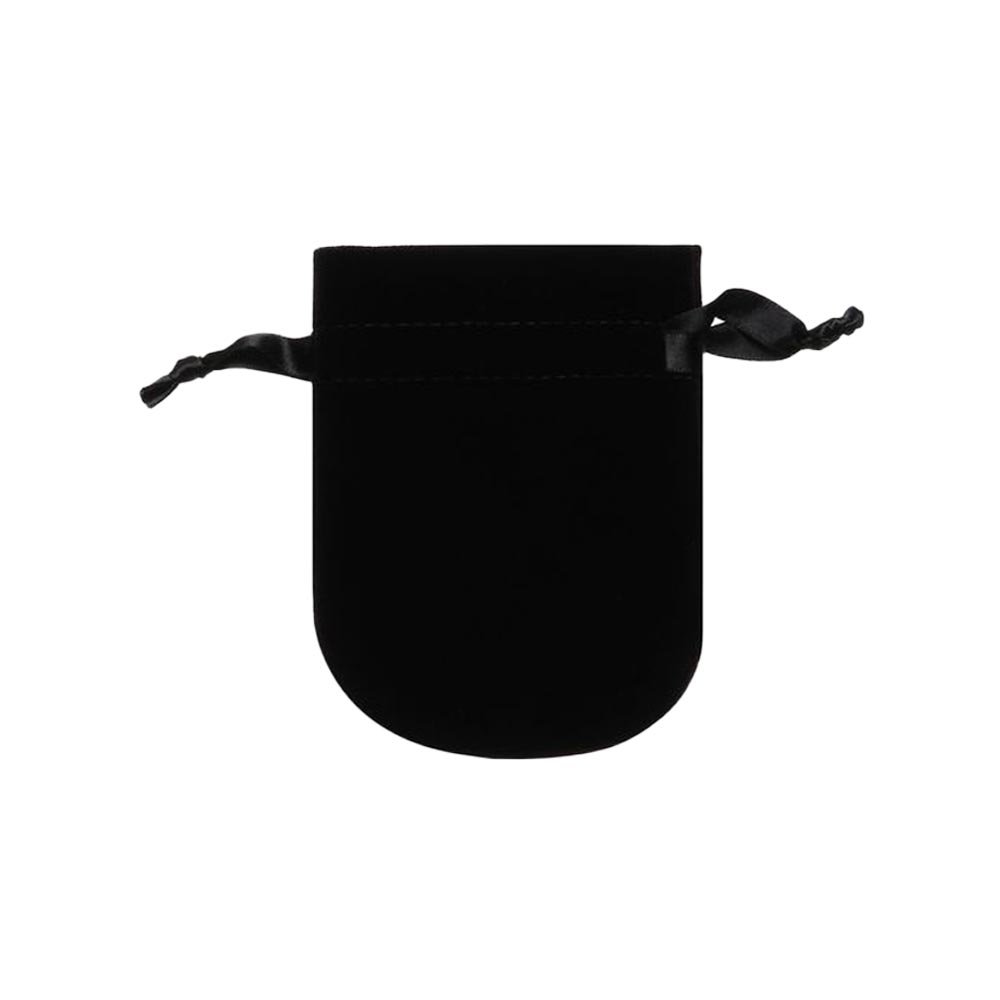Мешочек велюровый 9,5х12,5 см, черный Мешочек велюровый 9,5х12,5 см, черный