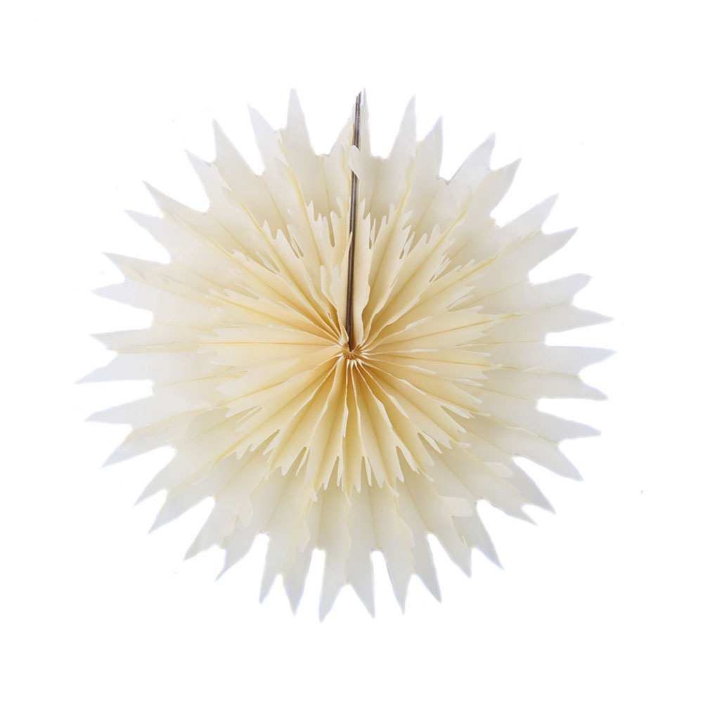Снежинка обьемная 30 см айвори Снежинка обьемная 30 см айвори