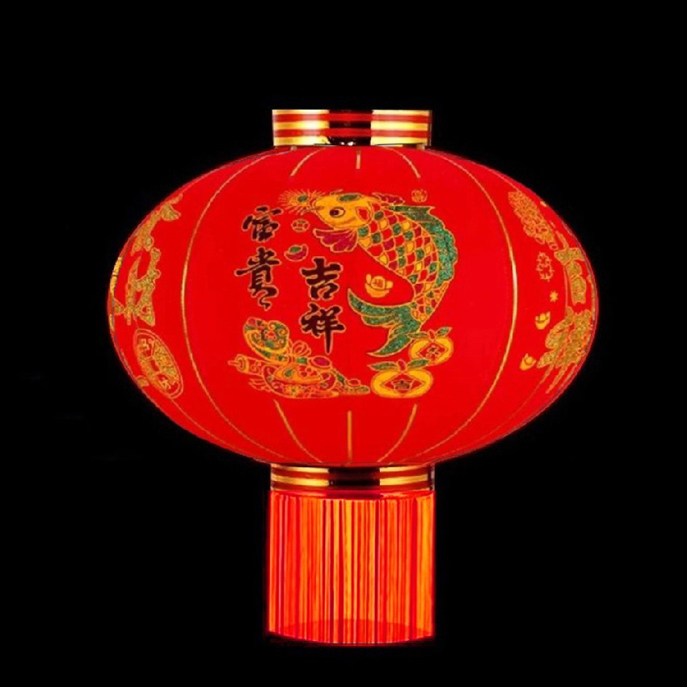 Китайский фонарь эконом d-54 см, Богатство Китайский фонарь эконом d-54 см, Богатство