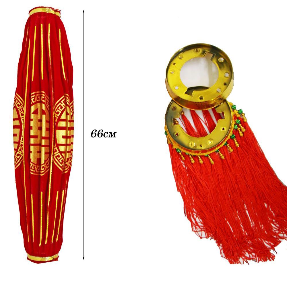 Китайский фонарь с кисточками Pro d-54 см, Идиллия Китайский фонарь с кисточками Pro d-54 см, Идиллия