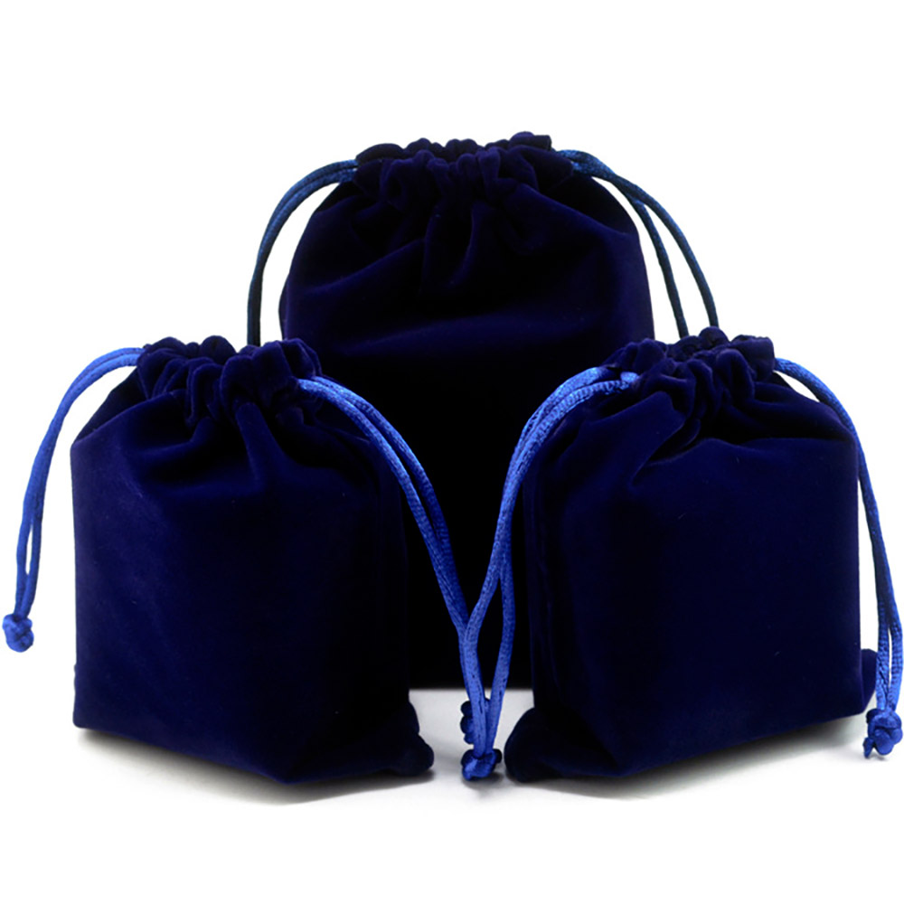Мешочек велюровый 10х12 см, темно-синий Мешочек велюровый 10х12 см, темно-синий