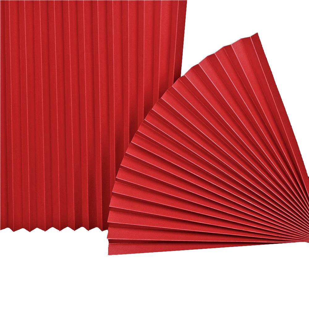Веер-гармошка 180г/м 60 см, красный Веер-гармошка 180г/м 60 см, красный