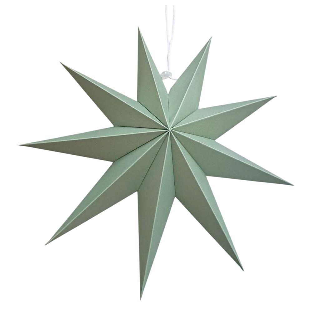 Звезда девятиконечная 30 см, фисташковый Звезда девятиконечная 30 см, фисташковый