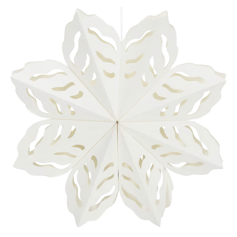Снежинка 40 см №9, белый Снежинка 40 см №9, белый