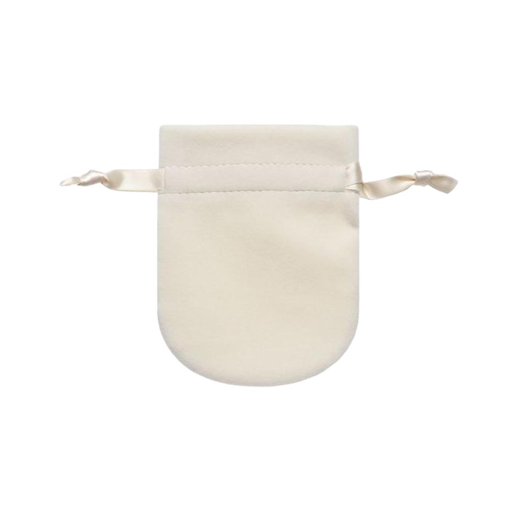 Мешочек велюровый 9,5х12,5 см, айвори Мешочек велюровый 9,5х12,5 см, айвори