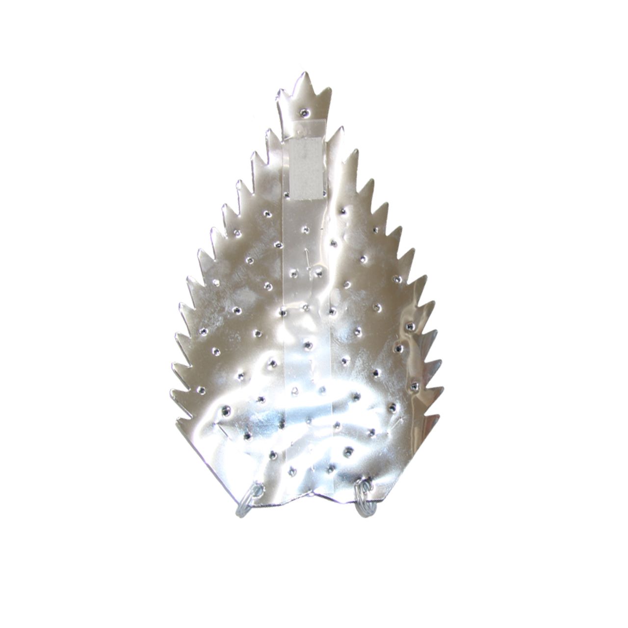 Звезда фольгированная с перфорацией 40 см шестиконечная, серебро Звезда фольгированная с перфорацией 40 см шестиконечная, серебро