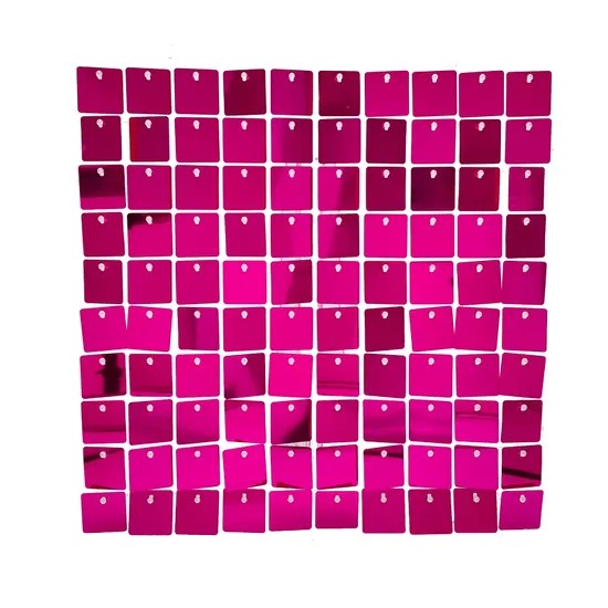 Панель с пайетками для фотозоны 30х30см, малиновый Панель с пайетками для фотозоны 30х30см, малиновый