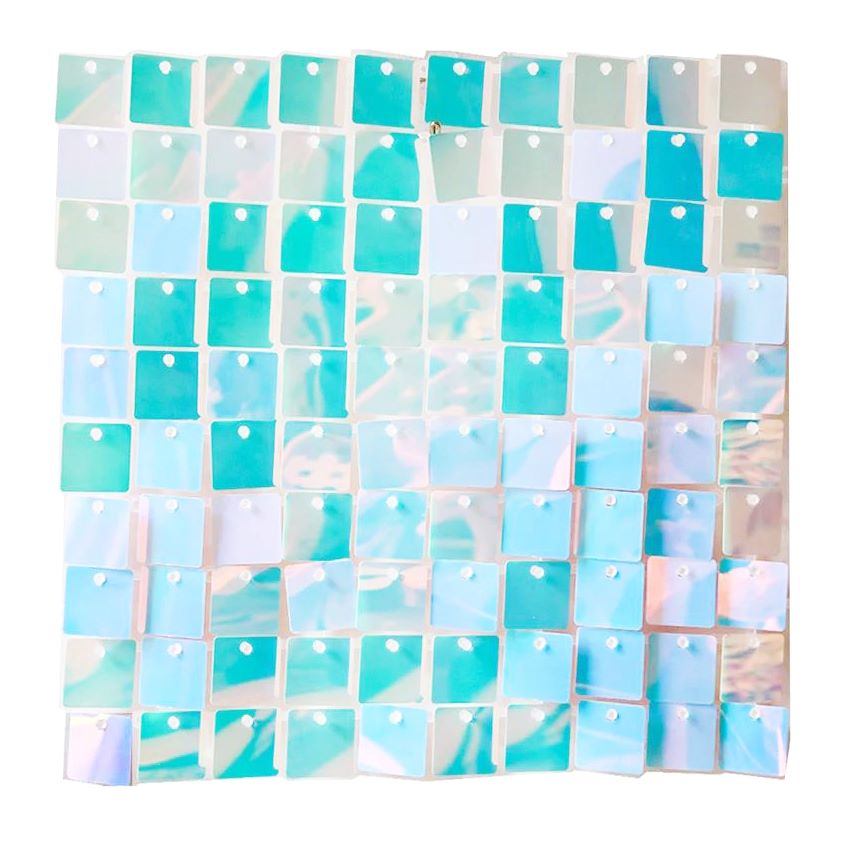 Панель с пайетками для фотозоны 30х30см, голография прозрачный Панель с пайетками для фотозоны 30х30см, голография прозрачный