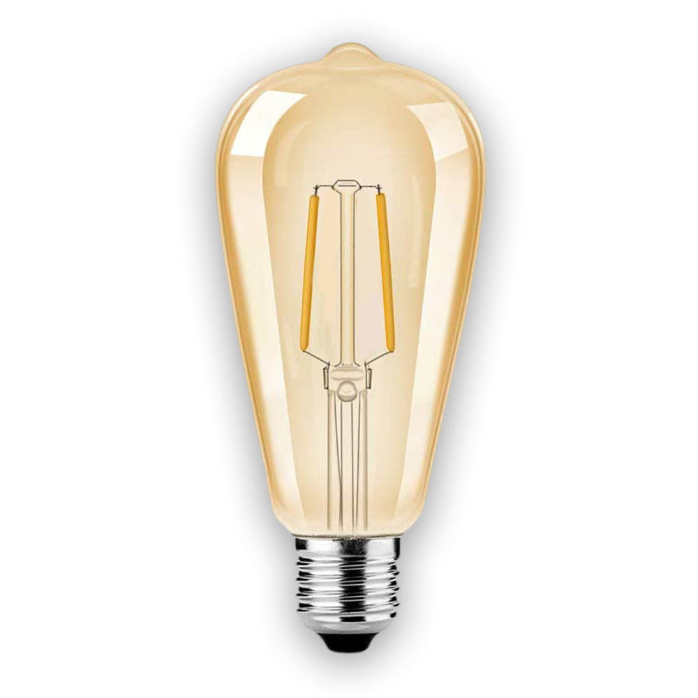 Лампа филаментная ST64 темная E27 W2 K2200 Лампа филаментная ST64 темная E27 W2 K2200