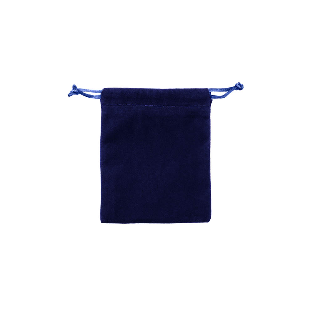 Мешочек велюровый 8х10 см, темно-синий Мешочек велюровый 8х10 см, темно-синий