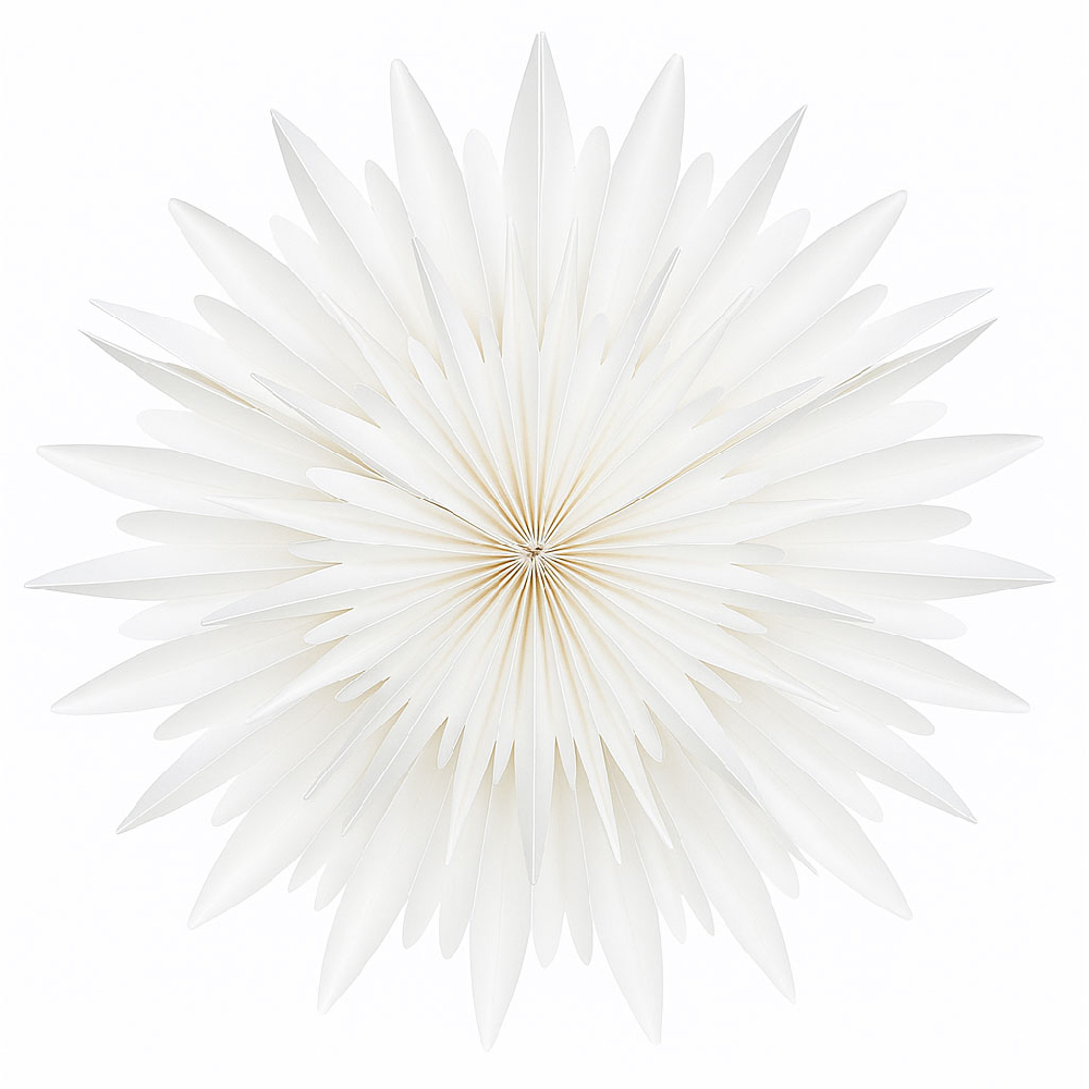 Снежинка 40 см №1, белый Снежинка 40 см №1, белый