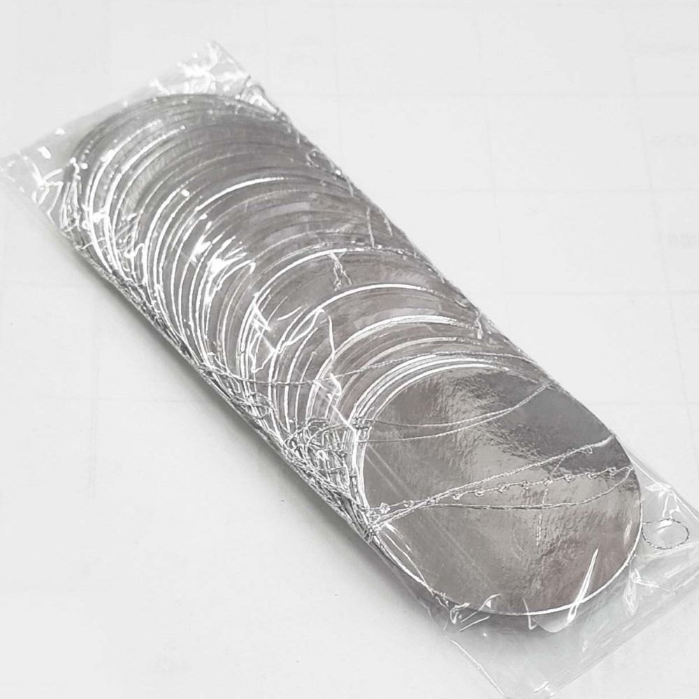 Гирлянда "Кружочки" металлик 5 см х 4,5 м, Серебро Гирлянда "Кружочки" металлик 5 см х 4,5 м, Серебро