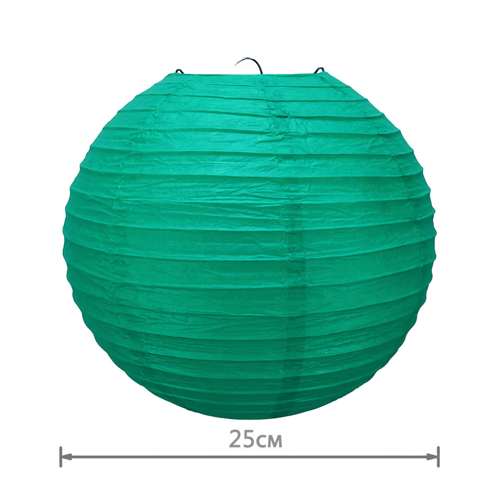 Подвесной фонарик стандарт 25 см темно-изумрудный new