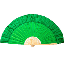 Веер для танцев 44х80см №2, зеленый