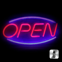 Cветильник LED NEON "Open"  45 х 22 см, от USB