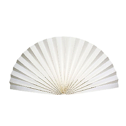 Веер-гармошка 160г/м 40 см, слоновая кость